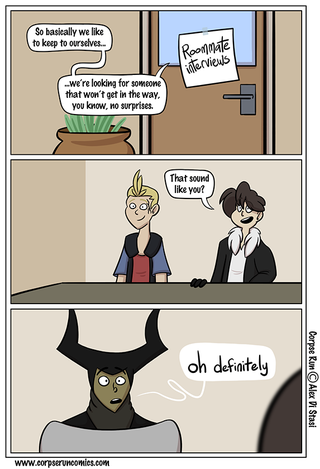 Illustration for article titled Sunday Comics: Roommate Interviews